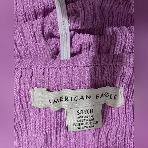 American Eagle Outfitters Lilac Textured Bralette- Size small - Picture 3 of 3